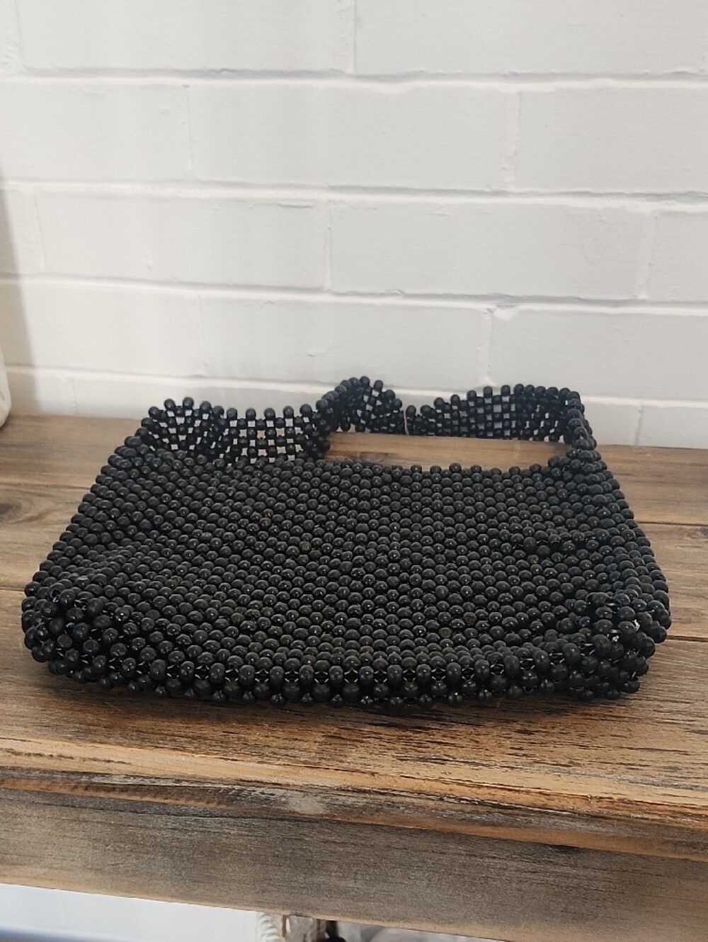 A New Day Black Beaded Purse - Picture 5 of 6